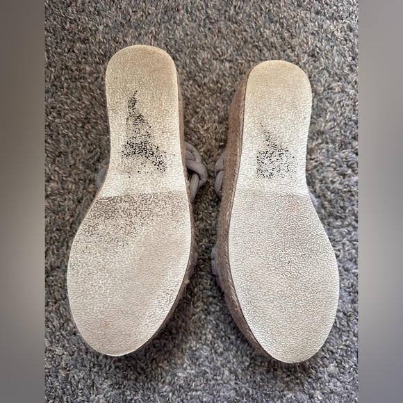 Sbicca Braided Gray/Lilac Espadrille Platform Sandal Size 7.5 - Picture 7 of 8